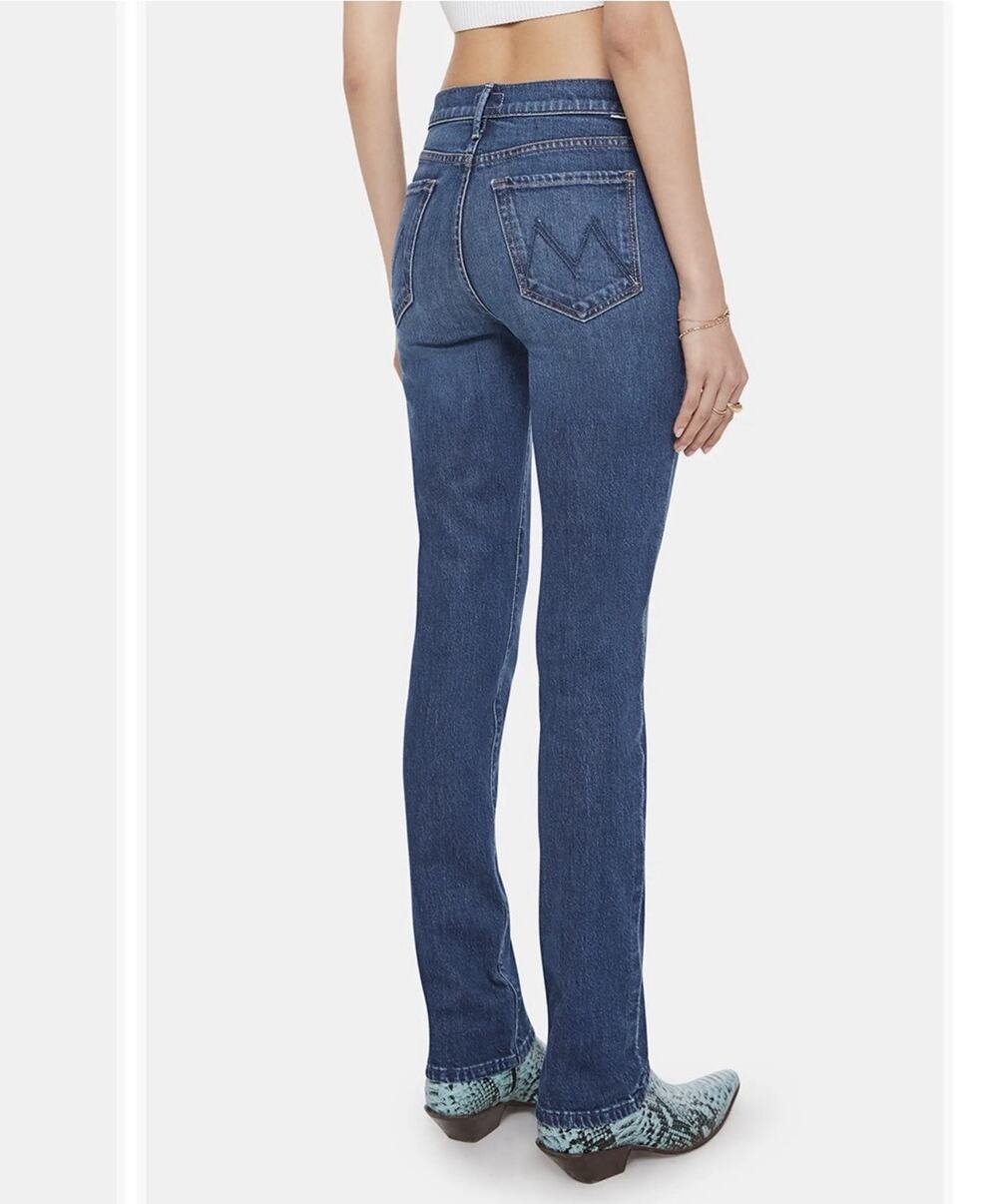 Mother Denim Rascal Jeans Womens Size 26 Tempted Low Rise Blue
